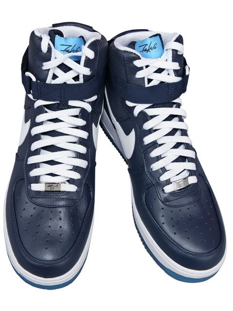 画像: NIKE AIR FORCE1 HI PREMIUM LE FUTURA NAVY